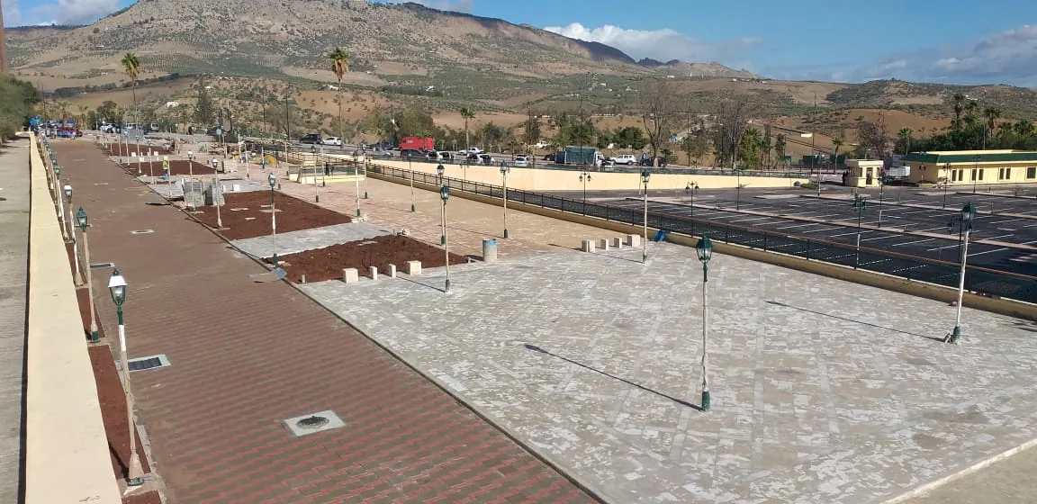 Achèvement du parking Bab Guissa — médina de Fès — chantier HTTC