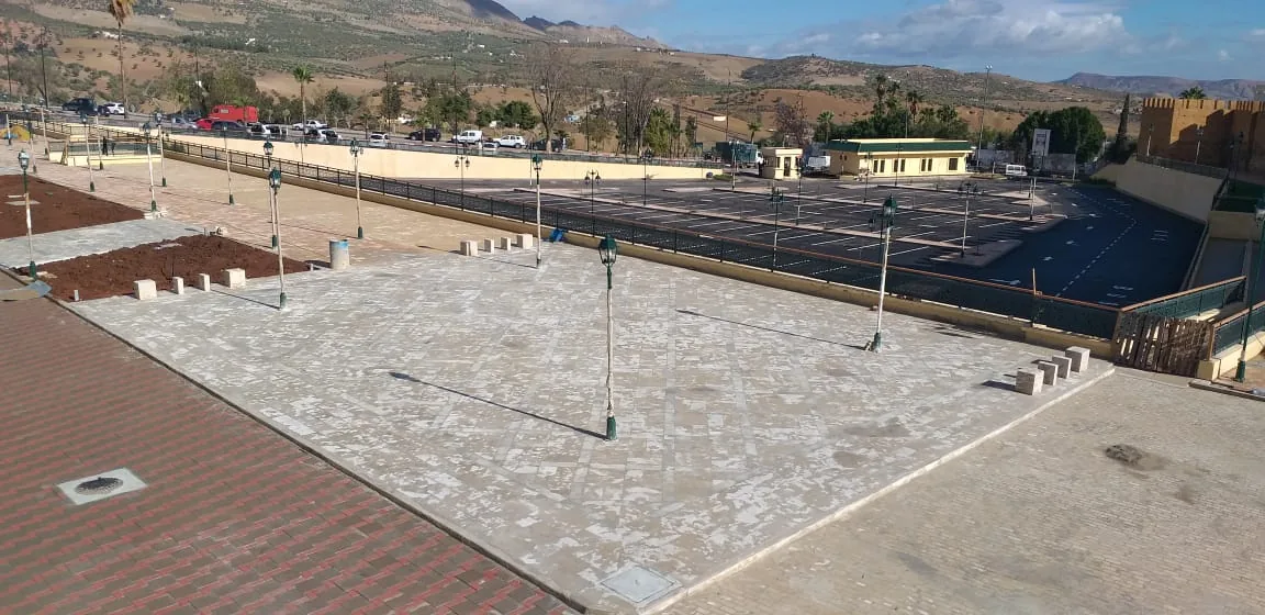 Achèvement du parking Bab Guissa — médina de Fès — vue 2